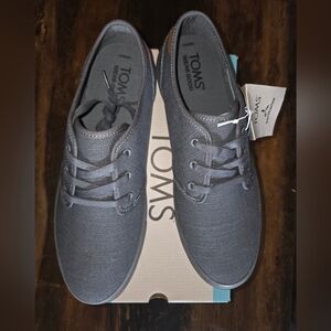TOMS Men's Dark Gray Canvas Sneakers
